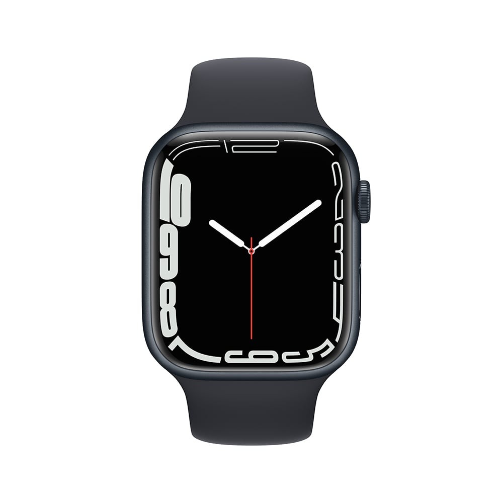 Apple Watch Series 7 GPS + Cellular 45mm Midnight Aluminium Case with Midnight Sport Band