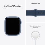 Apple Watch Series 7 GPS + Cellular 45mm Blue Aluminium Case with Abyss Blue Sport Band