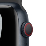 Apple Watch Nike Series 7 GPS + Cellular 45mm Midnight Aluminium Case with Anthracite/Black Nike Sport Band