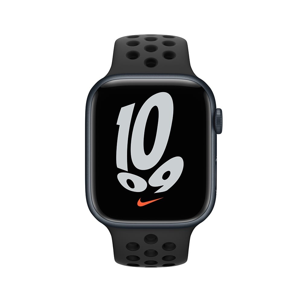 Apple Watch Nike Series 7 GPS 45mm Midnight Aluminium Case with Anthracite/Black Nike Sport Band