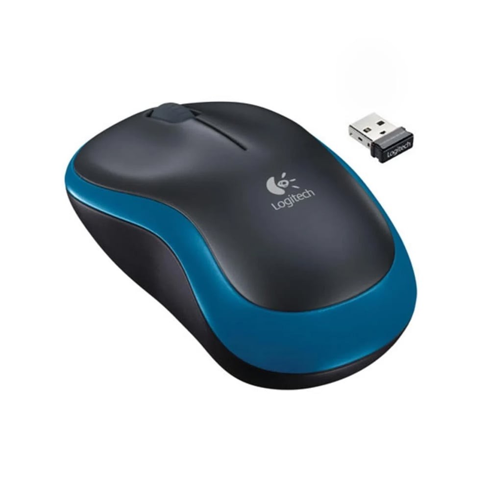 เมาส์ไร้สาย Logitech Wireless Mouse M185 Blue