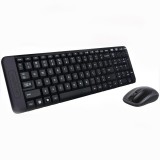 เมาส์และคีย์บอร์ด Logitech Wireless Mouse + Keyboard MK220 (TH/EN)