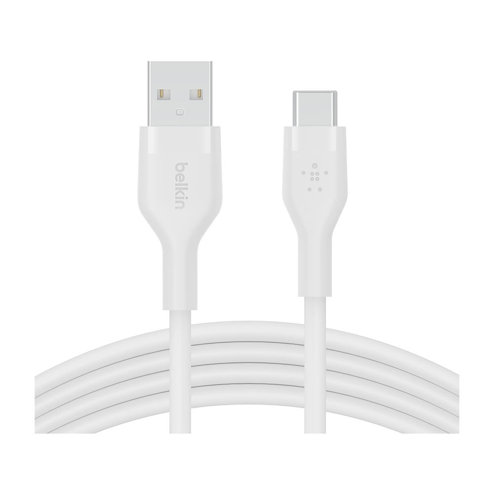 สายชาร์จ Belkin USB-A to USB-C Cable BOOST CHARGE Flex 1M. White (CAB008bt1MWH)