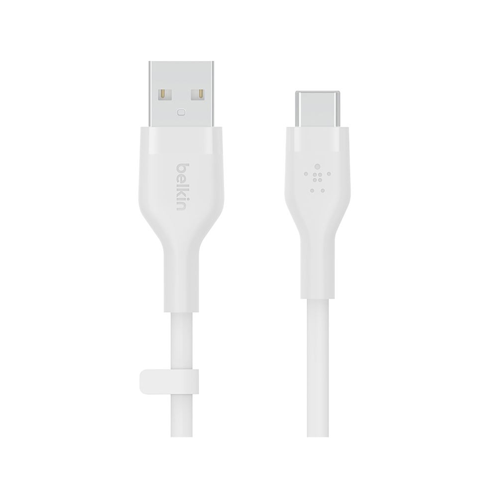 สายชาร์จ Belkin USB-A to USB-C Cable BOOST CHARGE Flex 1M. White (CAB008bt1MWH)