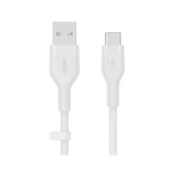 สายชาร์จ Belkin USB-A to USB-C Cable BOOST CHARGE Flex 1M. White (CAB008bt1MWH)