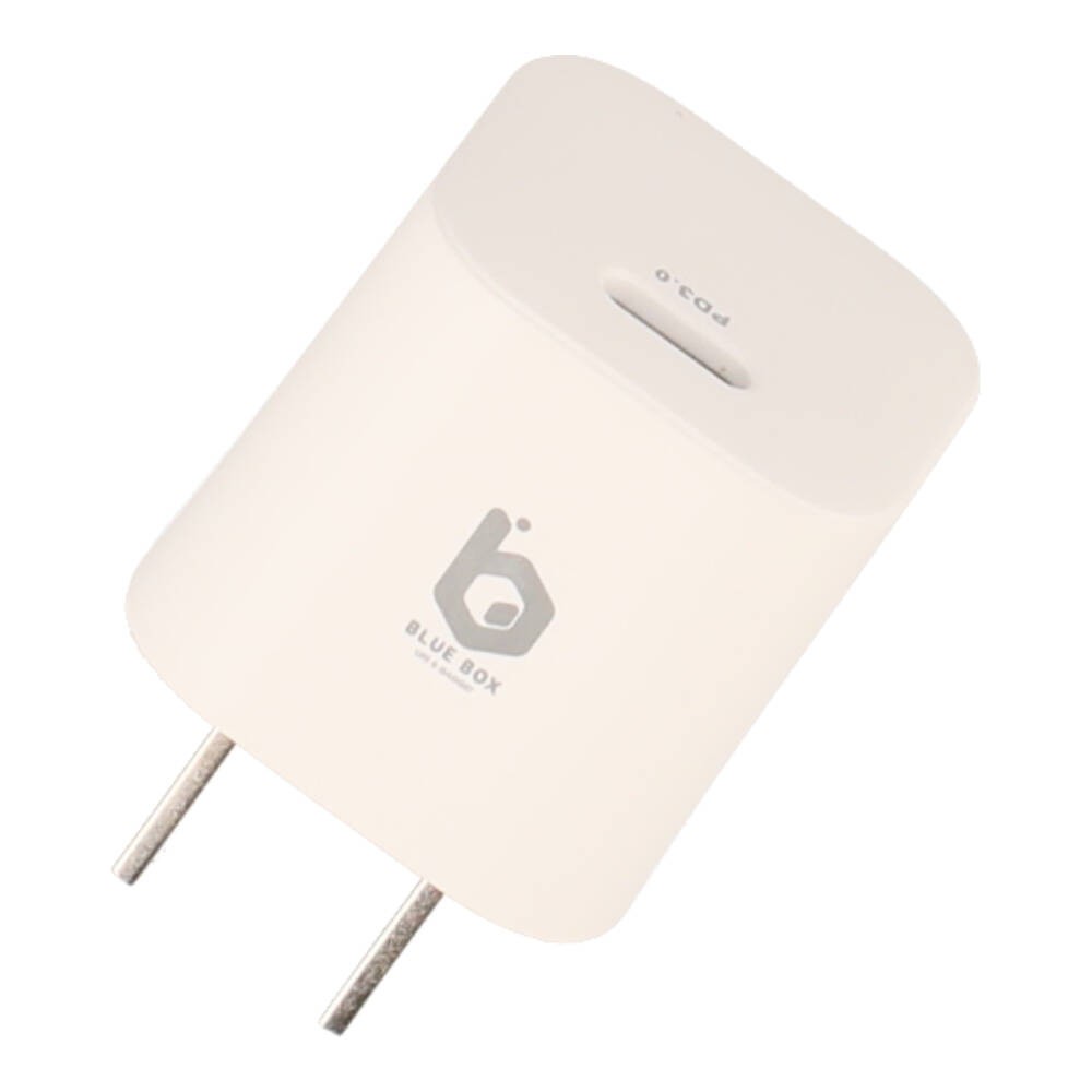 อะแดปเตอร์ Blue Box Wall Charger 1 USB-C พร้อมสายชาร์จ USB-C to Lightning ยาว 1.2 เมตร