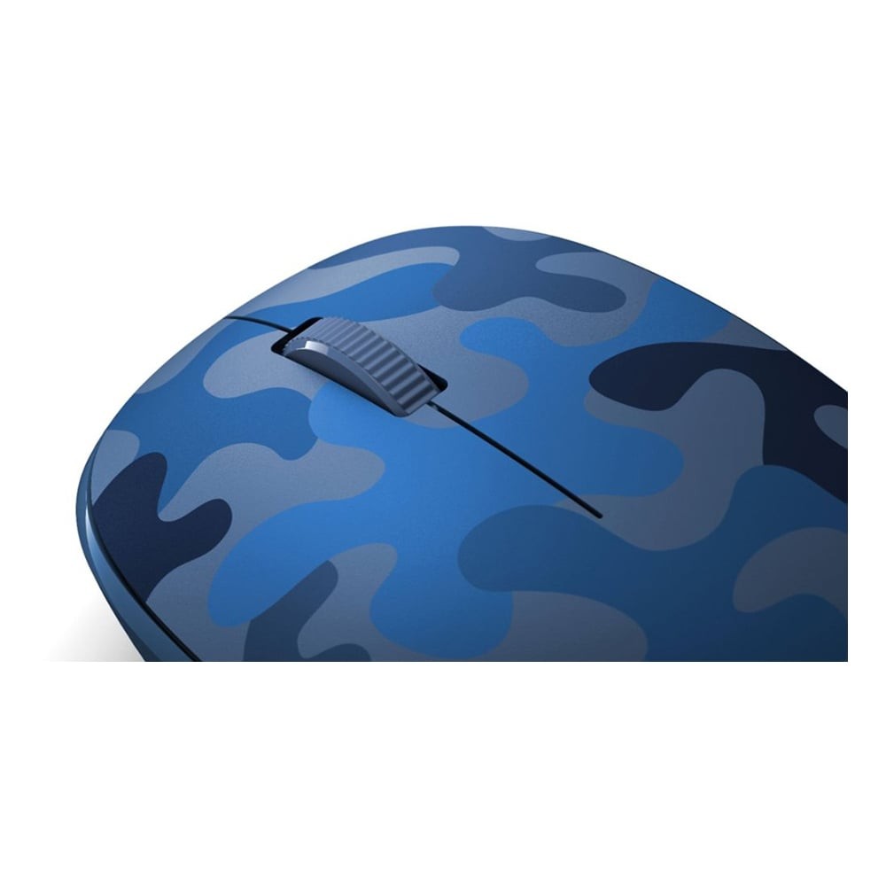 เมาส์บลูทูธ Microsoft Bluetooth Mouse Camo Blue