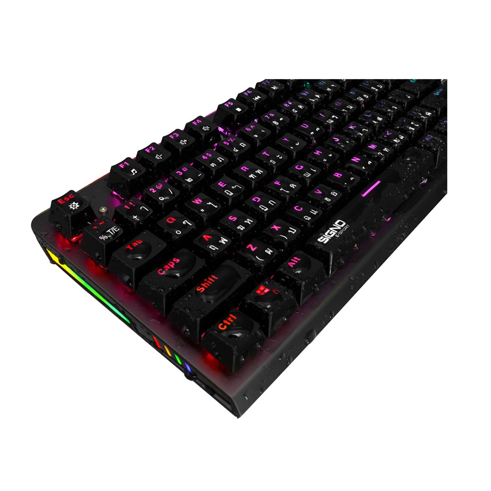 คีย์บอร์ดเกมมิ่ง Signo Gaming Keyboard KB-771 R RGB Mechanical Trooper