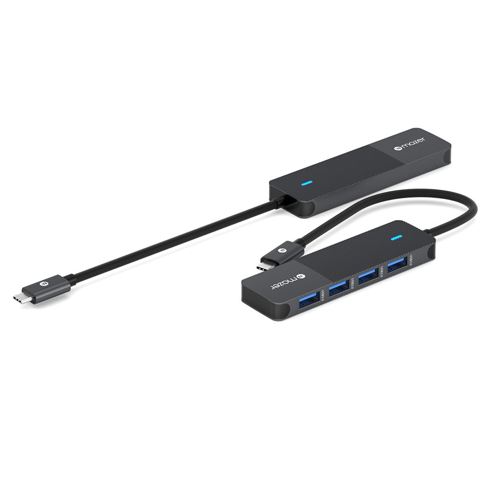 Mazer Port Hub 4-in-1 USB-C to USB3.0  (M-UC2MULTI7000-BK) Black