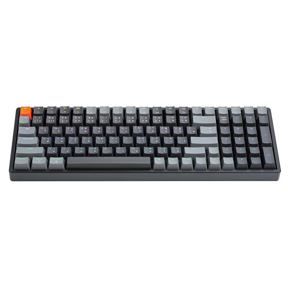 คีย์บอร์ดเกมมิ่ง Keychron Gaming Keyboard K4 V.2 Wireless Mechanical Gateron (Hot-swappable) Blue Switch DG