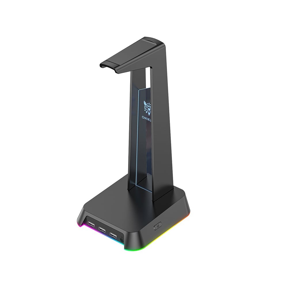 ที่วางหูฟัง Onikuma Headphone Stand Yama with RGB Black