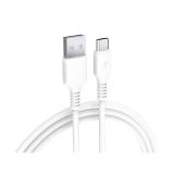 VEGER USB-A to USB-C DATA Cable 1M. White