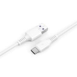 VEGER USB-A to USB-C DATA Cable 1M. White