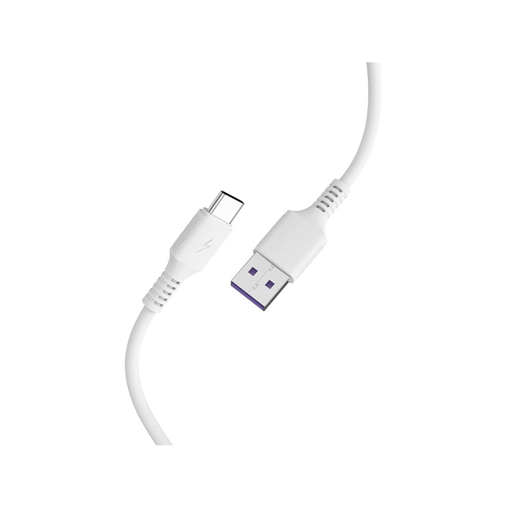 VEGER USB-A to USB-C DATA Cable 1M. White