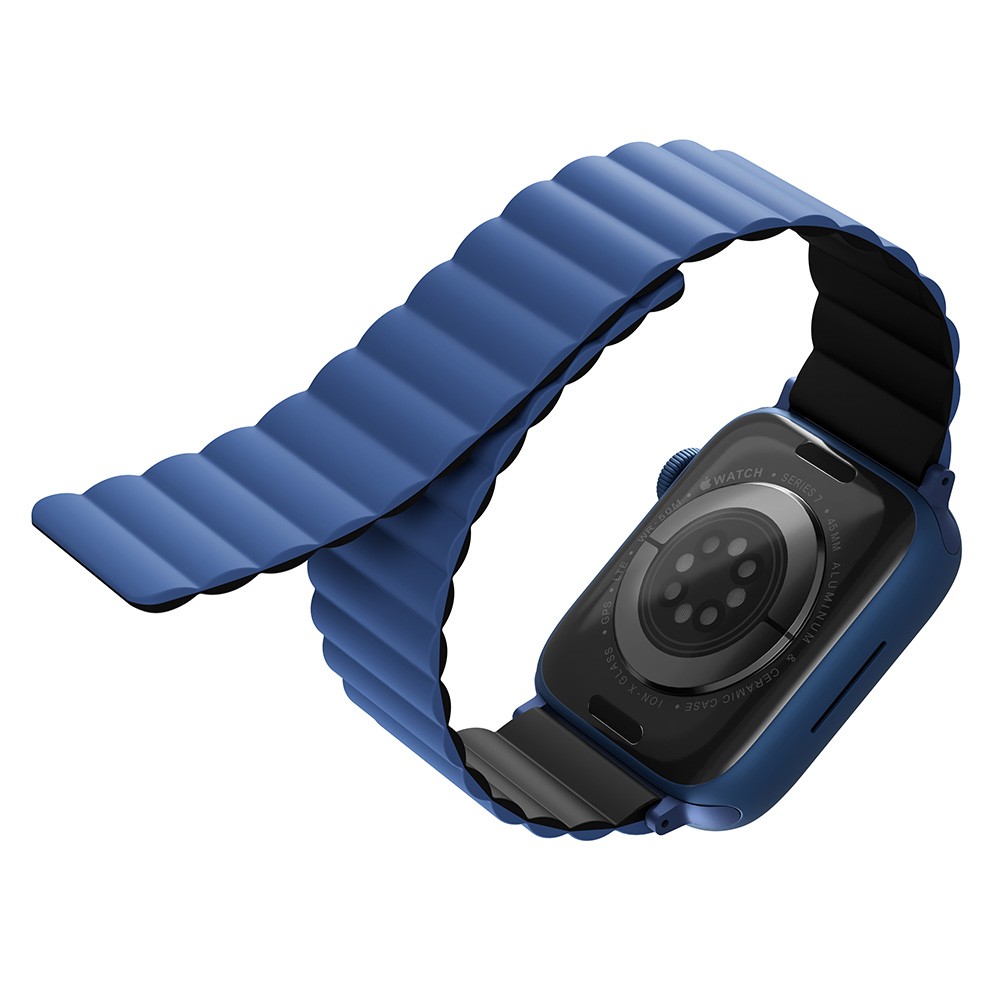 สาย Uniq Apple Watch 41/40/38MM Revix Caspian Blue/Black