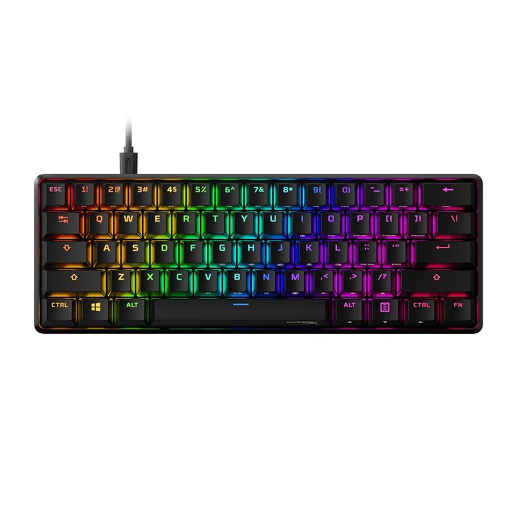 คีย์บอร์ดเกมมิ่ง HyperX Gaming Keyboard Alloy Origins 60 Red/Linear Sw (Us)