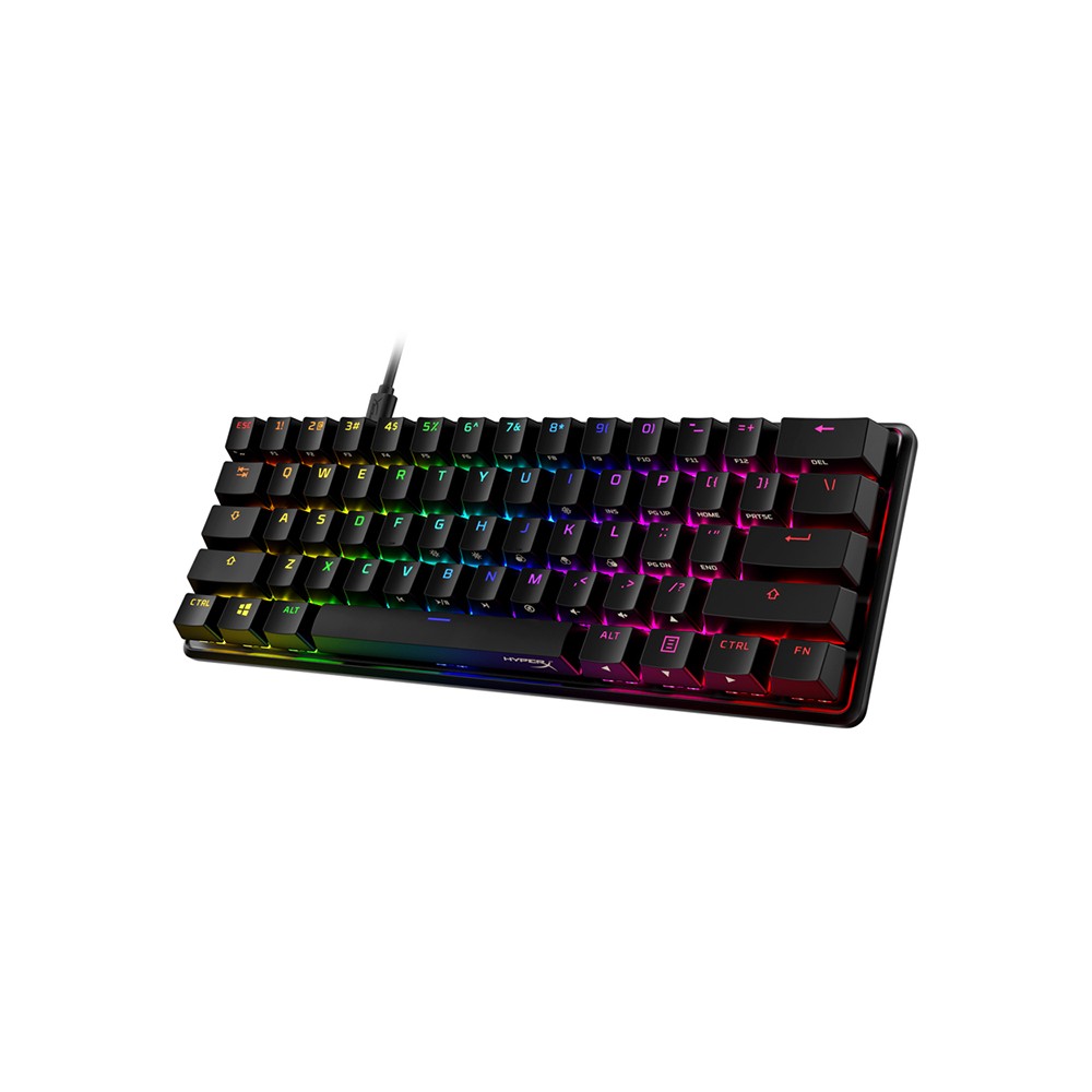 คีย์บอร์ดเกมมิ่ง HyperX Gaming Keyboard Alloy Origins 60 Red/Linear Sw (Us)