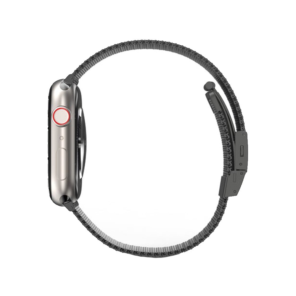 AMAZINGthing สาย Apple Watch Strap Series 6,7,8,9 (38/40/41mm) Titan Metal-Graphite Black