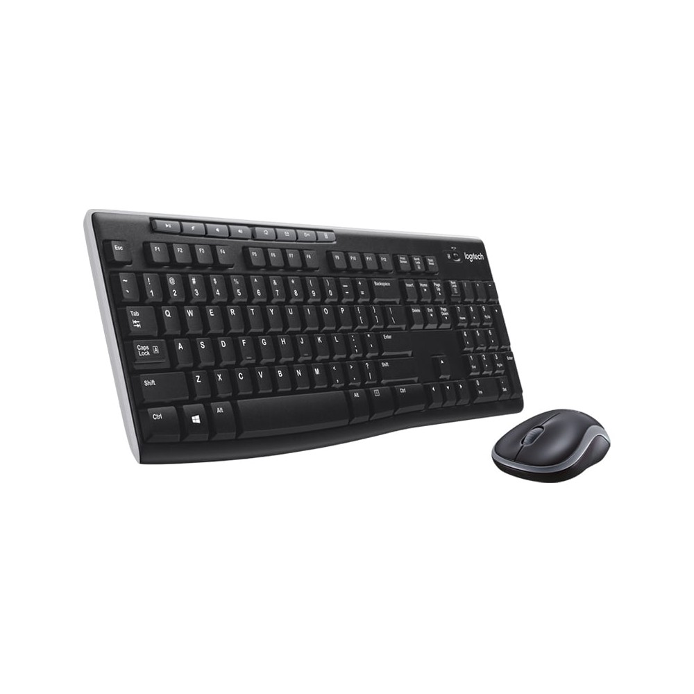 เมาส์และคีย์บอร์ด Logitech Wireless Mouse + Keyboard MK270r (TH/EN)