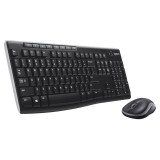 เมาส์และคีย์บอร์ด Logitech Wireless Mouse + Keyboard MK270r (TH/EN)