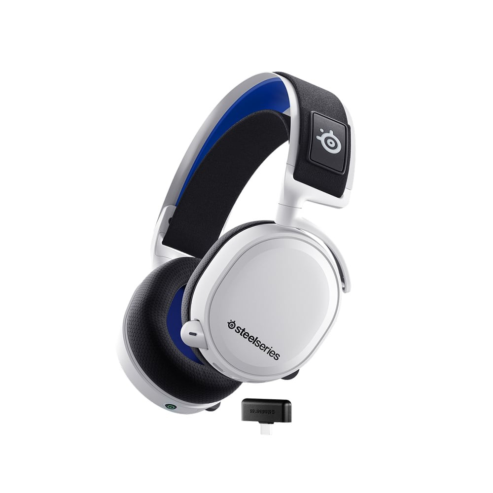 หูฟังเกมมิ่ง SteelSeries gaming Headset Arctis 7P Plus Wireless White