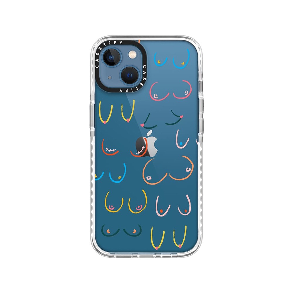 CASETiFY เคส iPhone 13 Impact Black Lamb Colorful Boobs