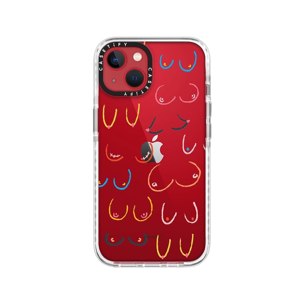 CASETiFY เคส iPhone 13 Impact Black Lamb Colorful Boobs