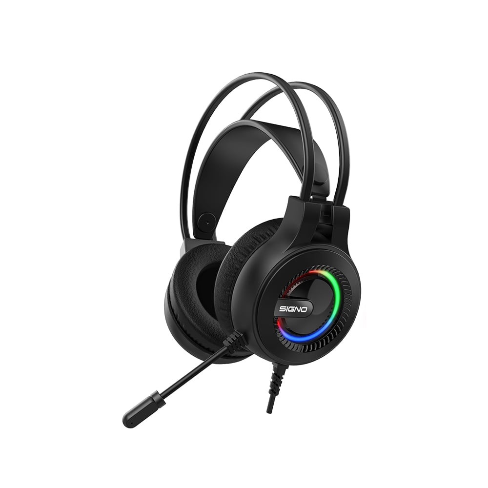 หูฟังเกมมิ่ง Signo gaming Headset Bazzle HP-833 7.1 Black