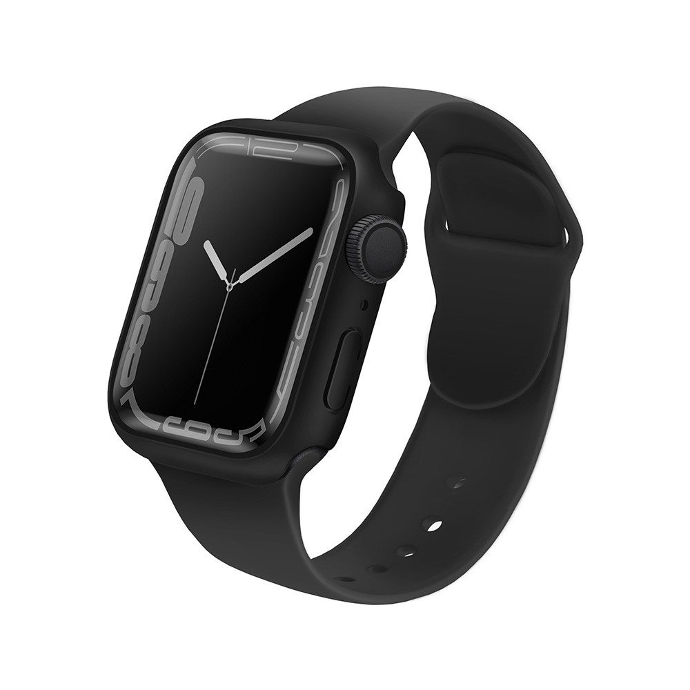 เคส Uniq Legion Tempered Glass Apple Watch 41mm Midnight Black