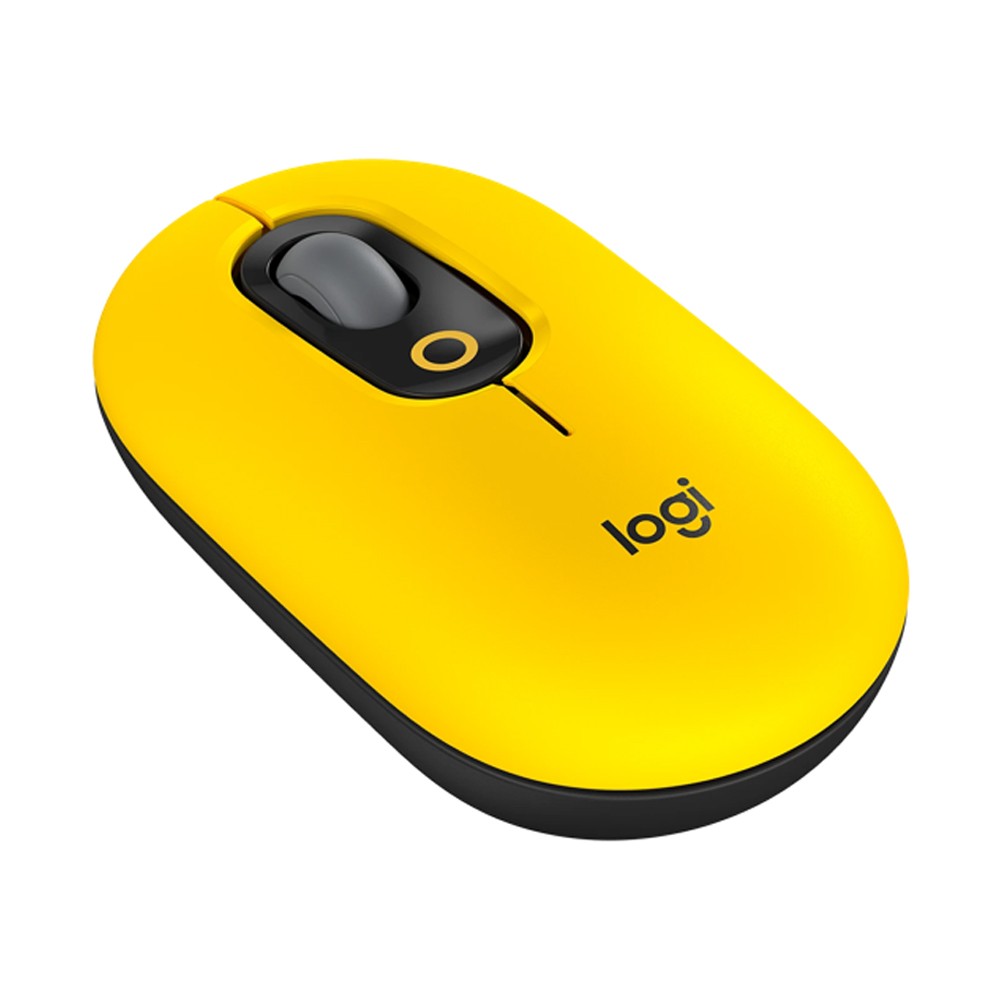 เมาส์ไร้สาย Logitech POP Wireless Mouse with Emoji Blast Yellow