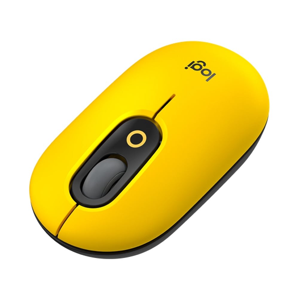 เมาส์ไร้สาย Logitech POP Wireless Mouse with Emoji Blast Yellow