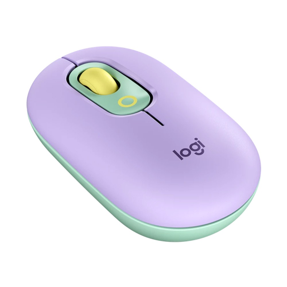 เมาส์ไร้สาย Logitech POP Wireless Mouse with Emoji Daydream Mint