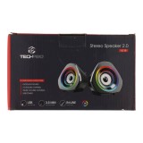 ลำโพงคอมพิวเตอร์TECHPRO Speaker 2.0 V119 Black