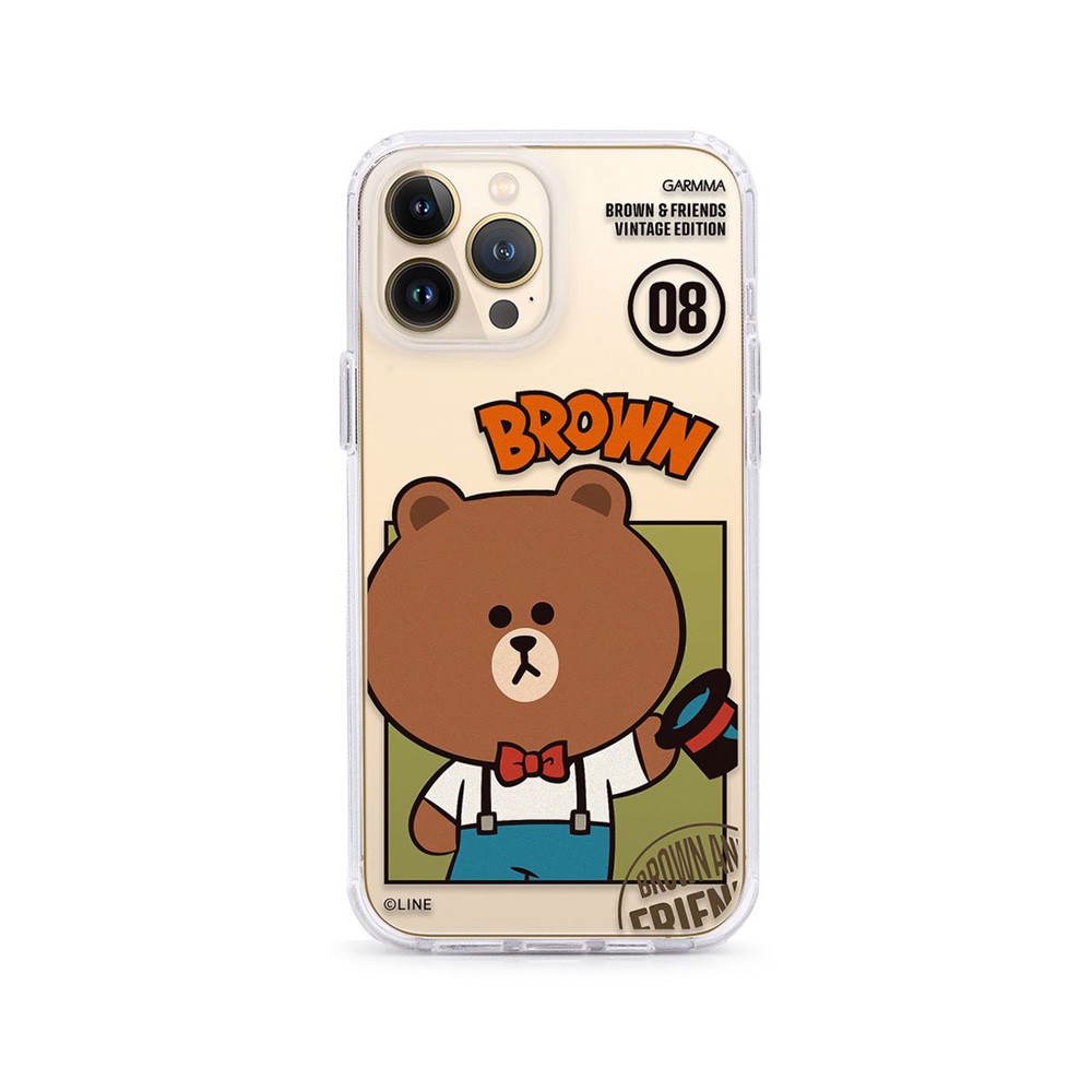 เคส Garmma iPhone 13 Pro Max Jelly Brown Clear