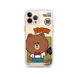 เคส Garmma iPhone 13 Pro Max Jelly Brown Clear