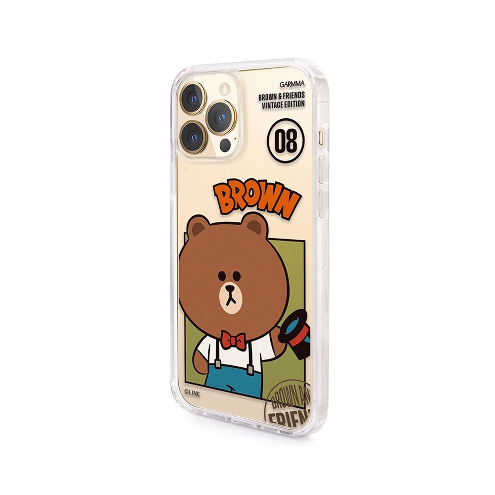 เคส Garmma iPhone 13 Pro Max Jelly Brown Clear