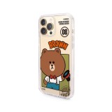 เคส Garmma iPhone 13 Pro Max Jelly Brown Clear