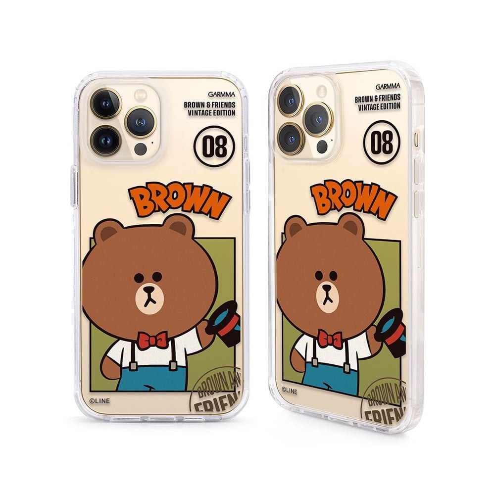 เคส Garmma iPhone 13 Pro Max Jelly Brown Clear