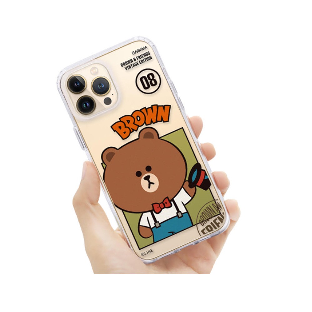 เคส Garmma iPhone 13 Pro Max Jelly Brown Clear