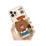 เคส Garmma iPhone 13 Pro Max Jelly Brown Clear