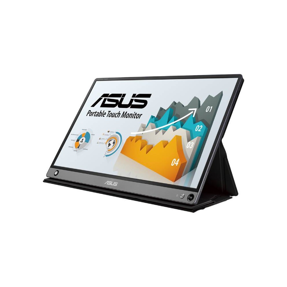 จอมอนิเตอร์ ASUS MONITOR ZenScreen MB16AMT (IPS Touch-Screen USB-C )