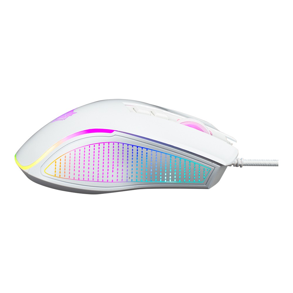 เมาส์เกมมิ่ง Nubwo Gaming Mouse Cerberus NM-92M White