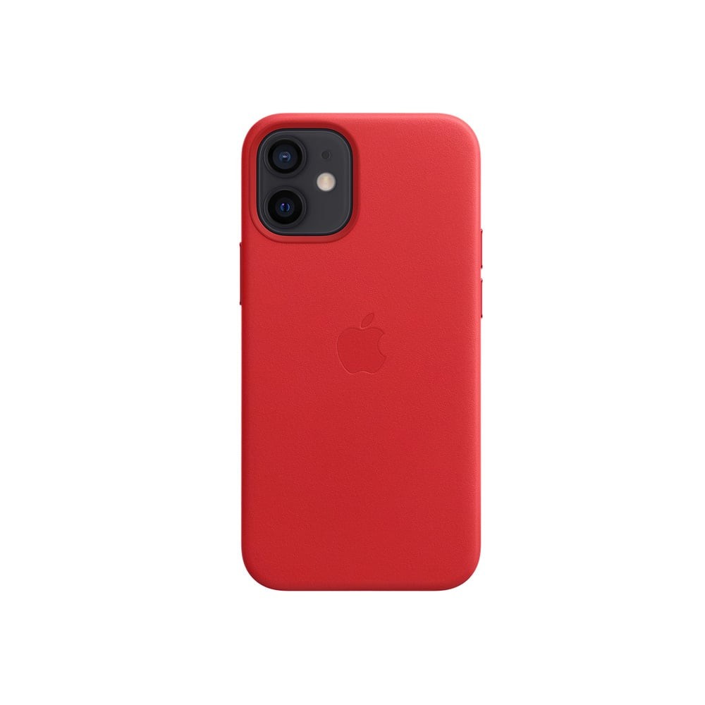 Apple iPhone 12 mini Leather Case with MagSafe - (PRODUCT)RED