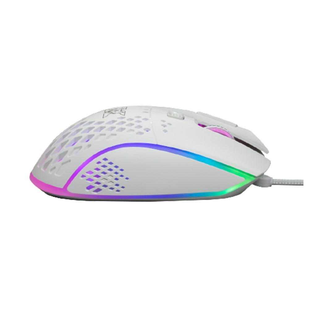 เมาส์เกมมิ่ง Nubwo Gaming Mouse Solaka X42 White