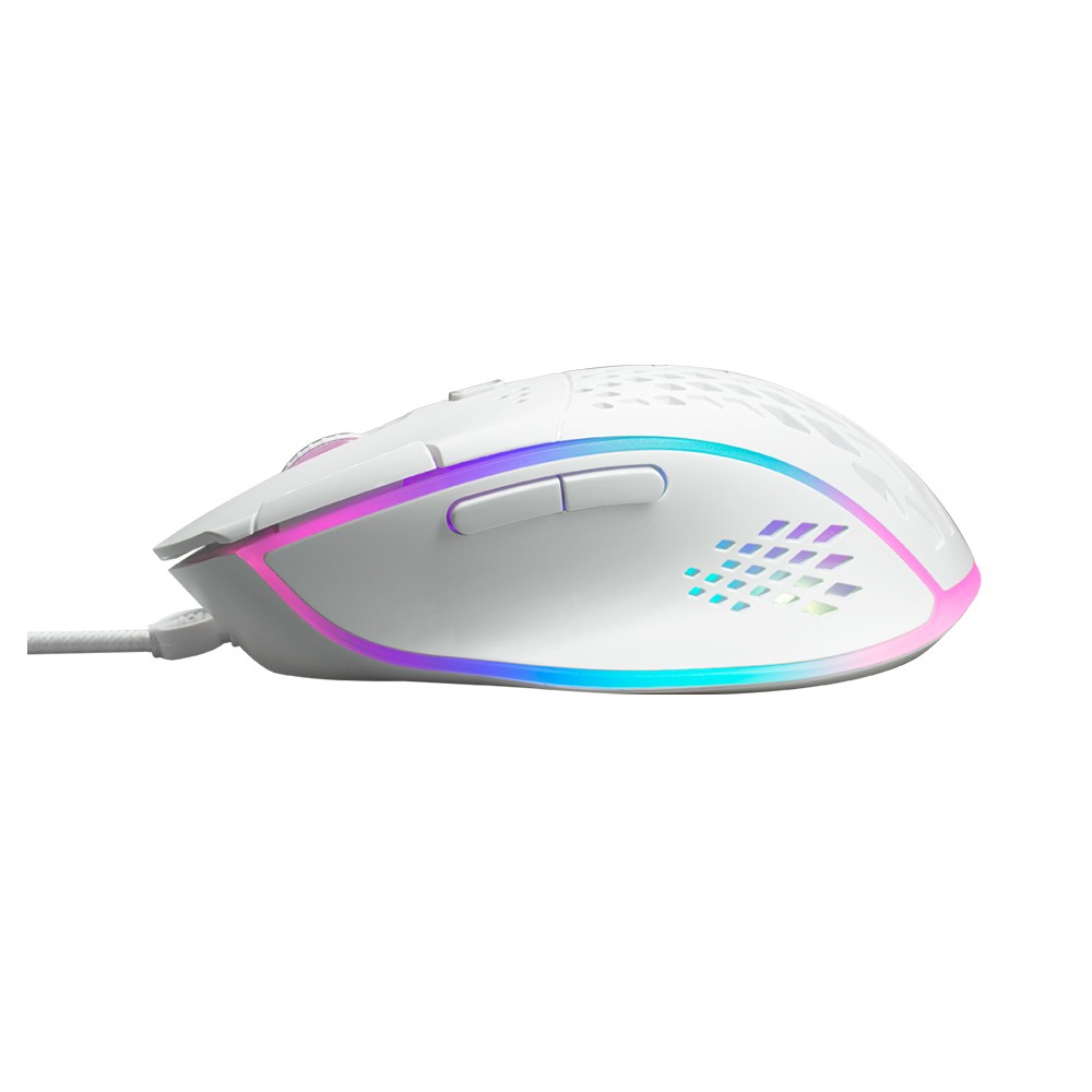 เมาส์เกมมิ่ง Nubwo Gaming Mouse Solaka X42 White