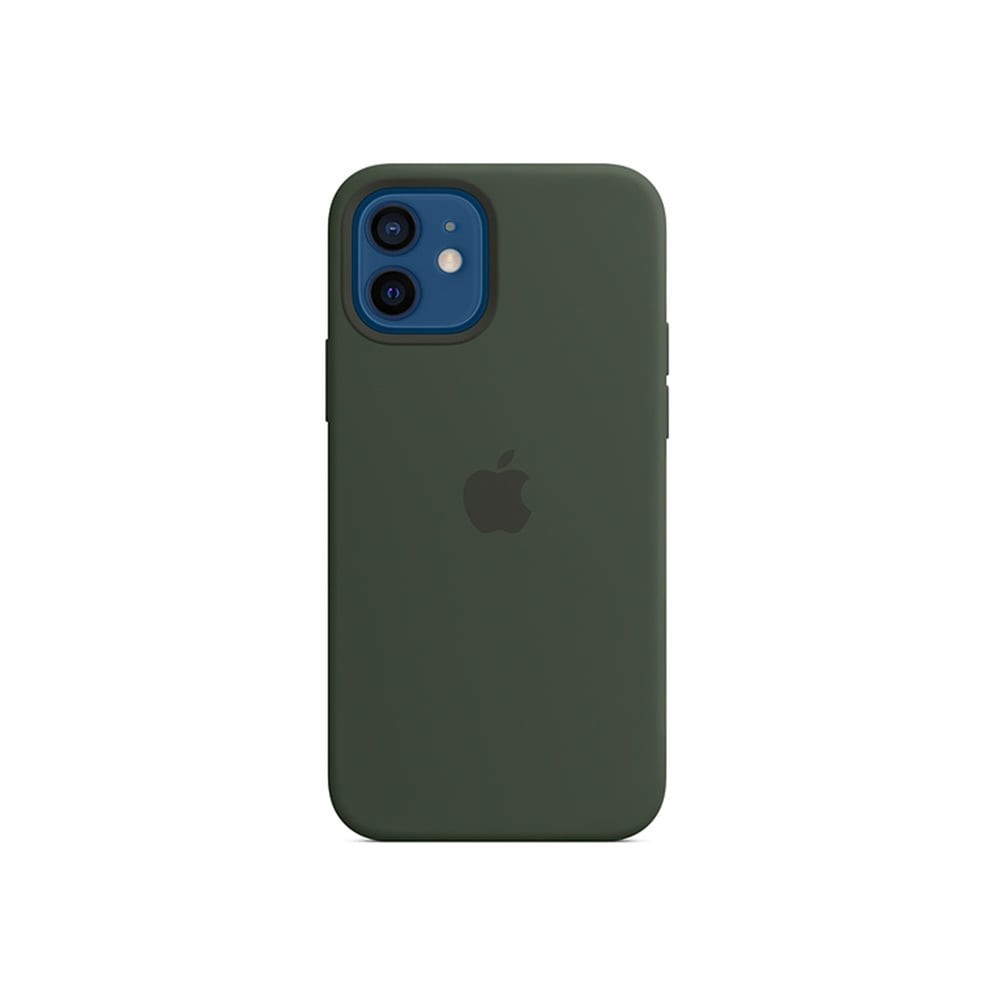 Apple iPhone 12 Mini Silicone Case with MagSafe - Cypress Green