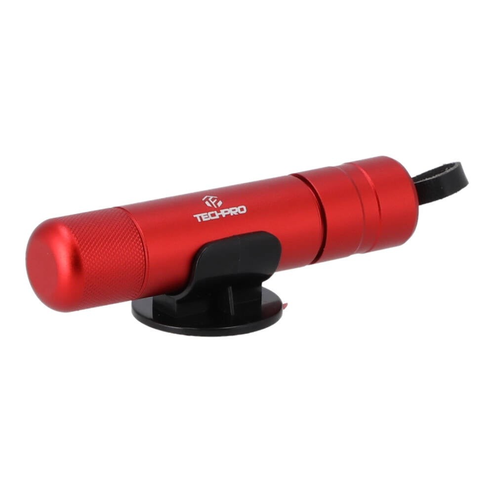 ค้อนทุบกระจก TECHPRO Vehicle-mounted Multifunctional Safety Hammer - Red