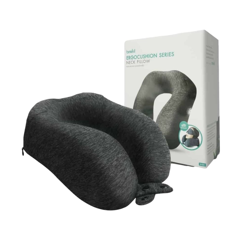 หมอนรองคอ Bewell Ergo-Cushion Series Neck TP-001 (Cooling Silk)