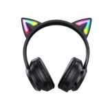 หูฟังเกมมิ่ง Onikuma gaming Headset B90 RGB Cat Ear Bluetooth 5.0 (Black)