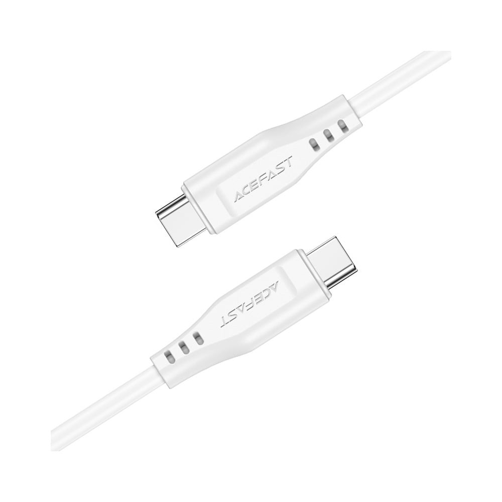 ACEFAST USB C To USB C Cable TPE Data 1 2M White Education acefast-usb-c-to-usb-c-cable-tpe-data-1-2m-white-education